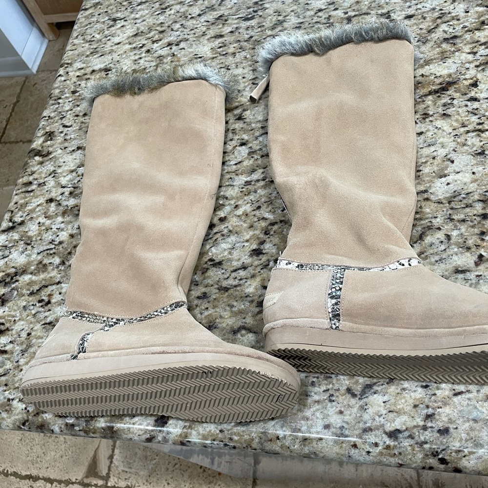 Womens Suede Boots Juicy Couture Size 7 New